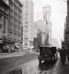 Broadway and the Times Building, New York City, USA, 1900-talet