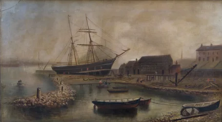 Huntleys Repair Yard, ca 1888