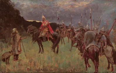 The Song of Oleg the Wise (olja på duk)