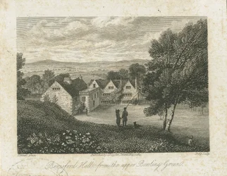 Dovedale - Beresford Hall: stålgravyr, nd [1815] (tryck)