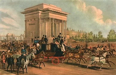 Hyde Park Corner, c1838.