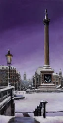 Lord Nelson under snö, 2000 (oljemålning)
