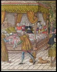 Henri II:s död (1519-59) 10 juli 1559 (uppgift om 181524)