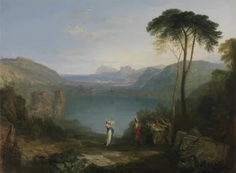 Lake Avernus: Aeneas och Cumaean Sybil