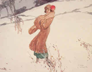 In The Snow (wc på papper)