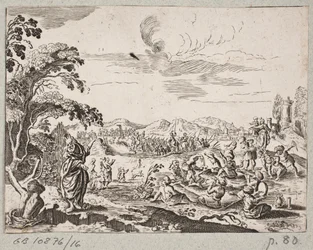 Illustration till Adam Olearius, "Persian Rosenthal av en genial poet Schich Saadi […]", Schleswig 1660