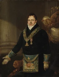 Augustus Frederick, hertig av Sussex som stormästare, 1827