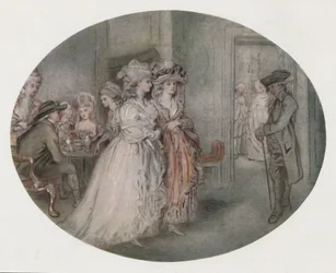 Promenade vid Carlisle House, 1780, 1920