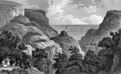 Danes Dyke, c1800-talet.