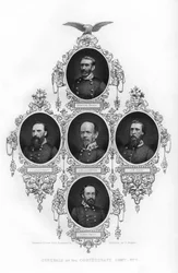 Generaler från den konfedererade armén, 1862-1867.