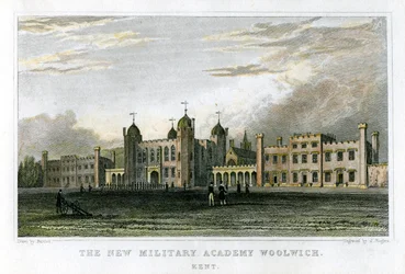 The New Military Academy Woolwich, Kent, c1829