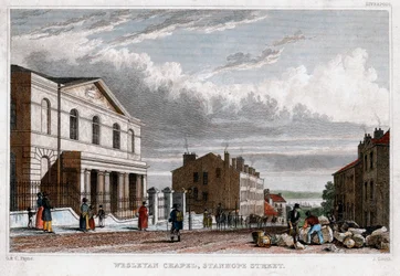 Wesleyan Chapel, Stanhope Street, London, 1830.