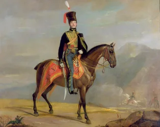 Kapten William Drummond (1796-1881) 10:e husarer, 1819