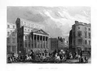 Mansion House, London, 1800-talet.