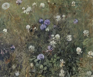 Blommande klöver