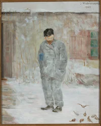 Porträtt av Adolf Dygasiński