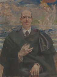 Porträtt av Alfred Biesiadecki
