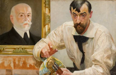 Porträtt av målaren Stanisław Dębicki