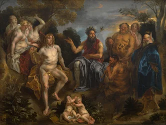 The Judgement of Midas (olja på duk)