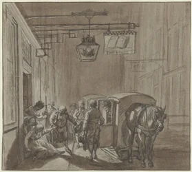Lämnar värdshuset