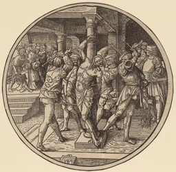 Kristi flagellation och Kristus inför Pilatus
