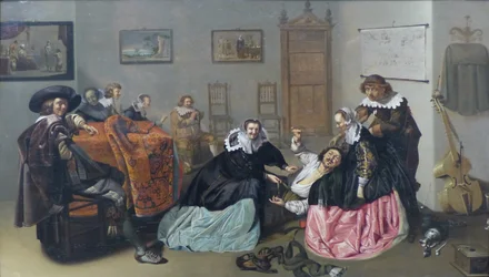 Franska: Scène galante Bordellscen