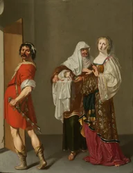 Salome med Johannes Döparens huvud, mitten av 1600-talet (olja på trä)