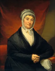Ann Old Coleman (Mrs Robert Coleman), ca 1820 (olja på duk överförd till trä)