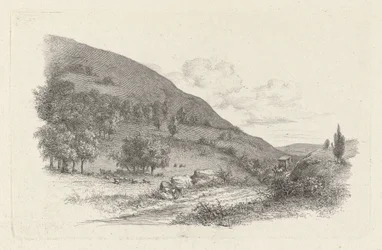 Vagn i ett landskap Studietryck / Etudes gravées (serietitel)