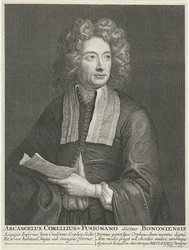 Porträtt av kompositören och violinisten Arcangelo Corelli 1653-1713