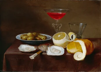 Stilleben med ostron, c1616-1666