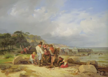 Fiskare i Probstei, 1835 (olja på duk)