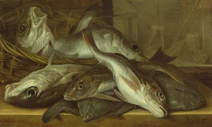 Ett stilleben av fisk