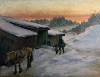 Från en gård i närheten av Lysaker