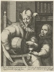 Jester med fat vin