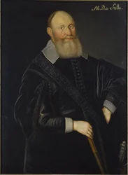 Baron Carl Gyllenhielm, svensk soldat och politiker - Porträtt av baron Carl Carlsson Gyllenhielm