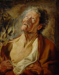 Job, ca 1620 (olja på ekpanel)