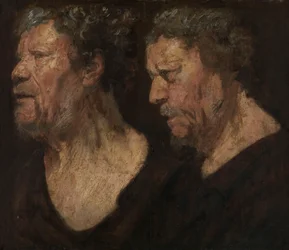 Studier av Abraham Grapheus huvud
