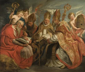 Latinska kyrkans fyra kyrkofäder