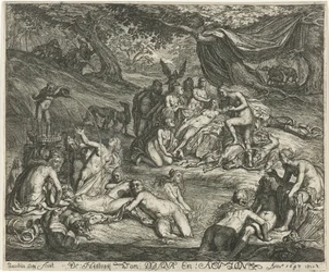 Diana upptäcker Callistos graviditet The History of Diana And Acteon (titel på objekt)