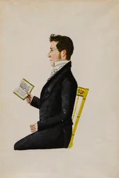 Porträtt av George Musser, ca. 1826.