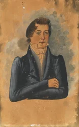 Porträtt av en man, tidigt 1800-tal.