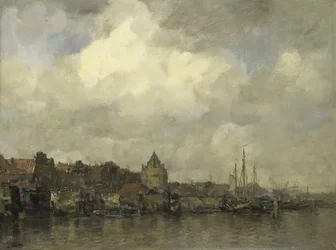 Schreierstoren på utsidan i Amsterdam