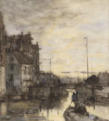 Stadsbild på natten