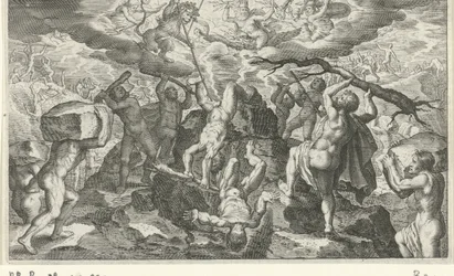 Bacchus hjälper till att besegra titanerna