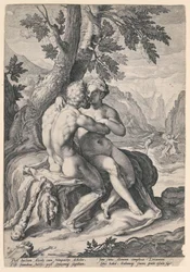 Hercules och Dejanira, från en serie av gudarnas kärlekar