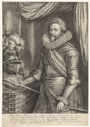 Porträtt av Fredrik Henrik, prins av Oranien-Nassau