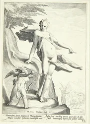 Venus befaller Cupid att skjuta en pil mot Pluto