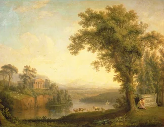 Antikt landskap med Phaetons grav, 1785