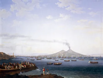 Flottans återkomst från Algeriet till Neapelbukten
